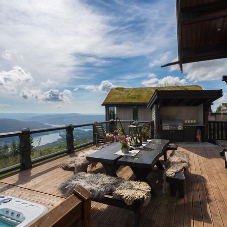 Norefjell - Storhytte Med Jacuzzi Og Fantastisk Beliggenhet Норесунд Экстерьер фото